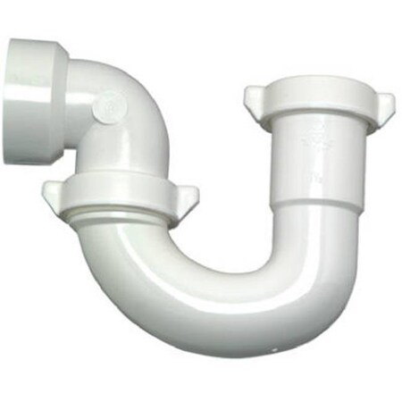 Highkey Master Plumber White Lavatory Drain P Trap LR576070
